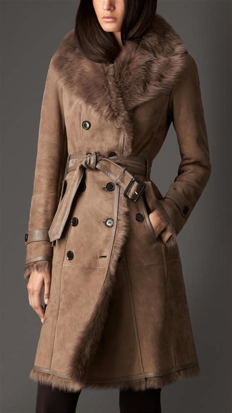 burberry shearling trench|authentic burberry trench coats.